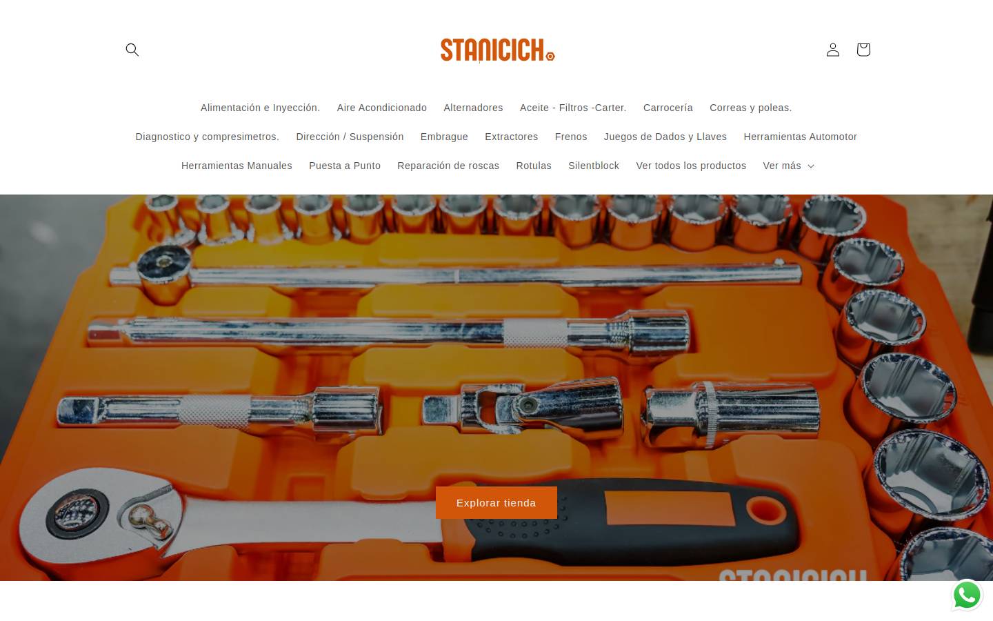 stanicich.com homepage screenshot