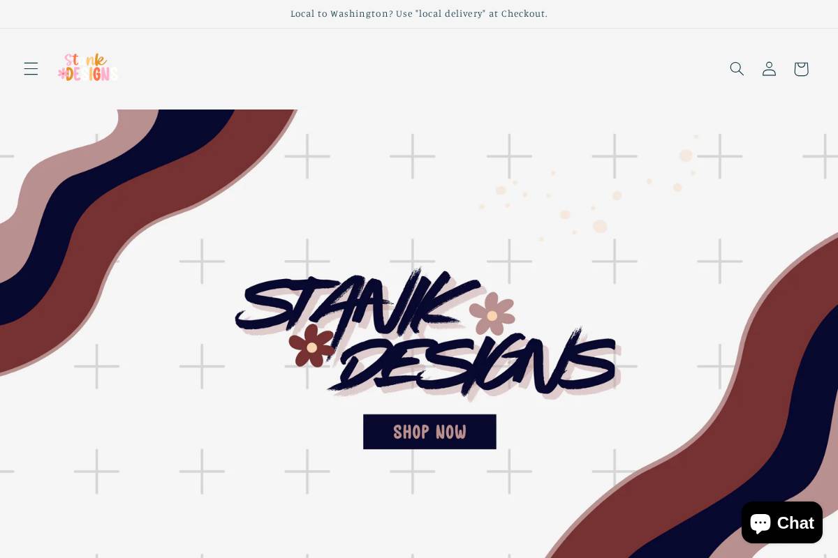 stankdesigns.com homepage screenshot