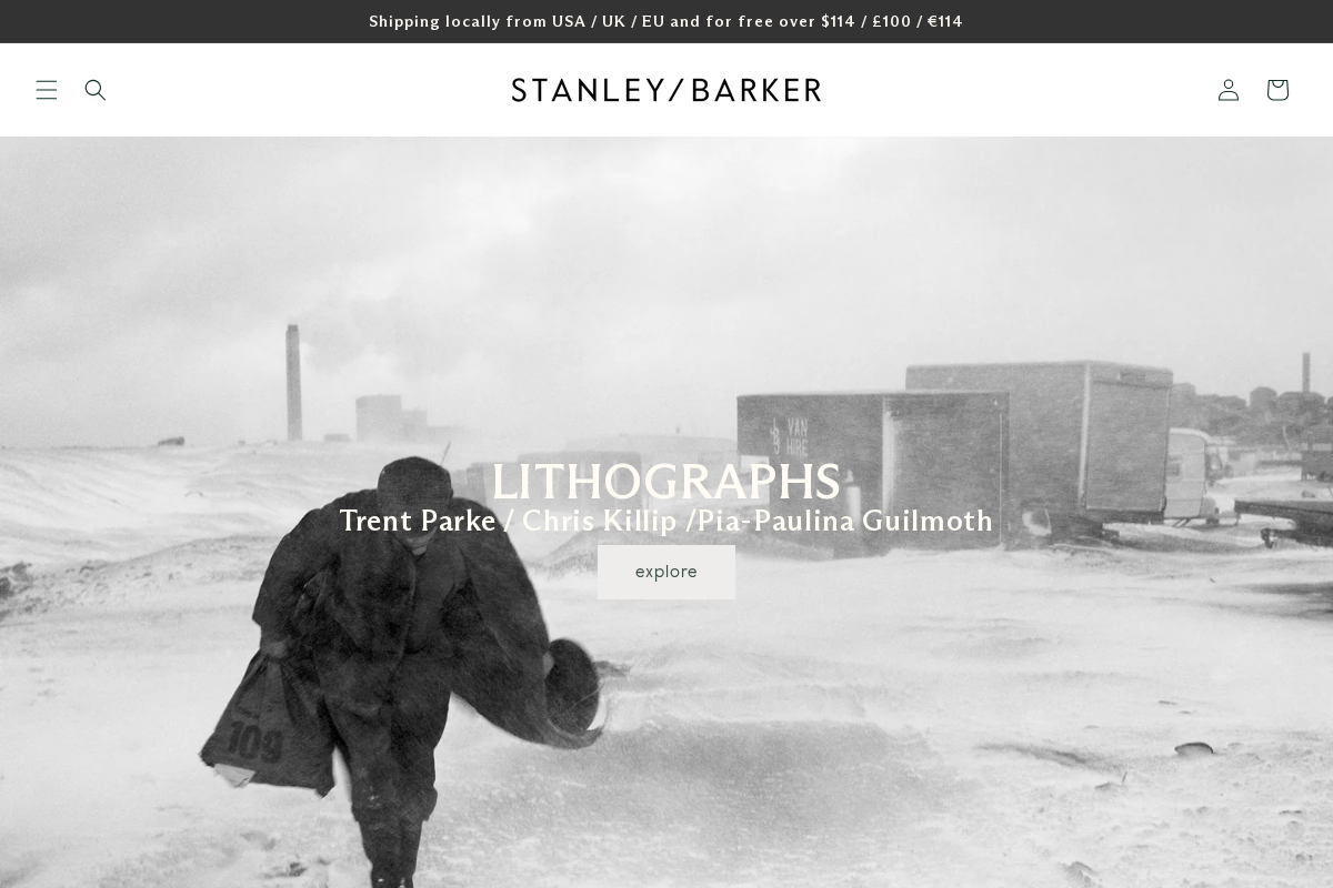 stanleybarker.co.uk homepage screenshot