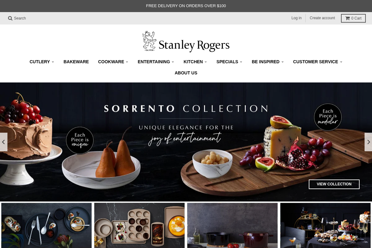 Stanley Rogers homepage screenshot