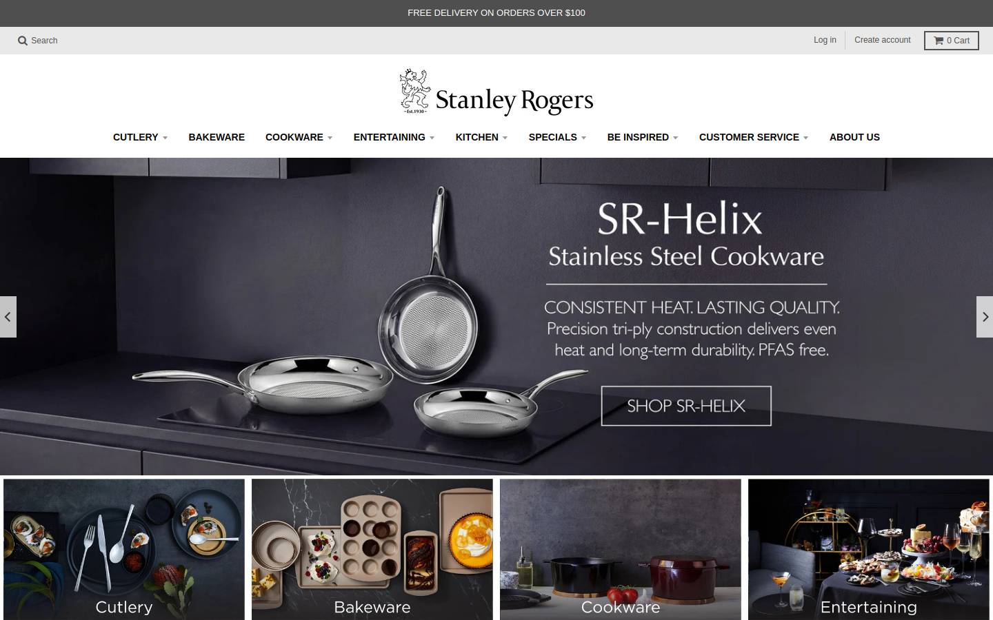 stanleyrogers.com homepage screenshot