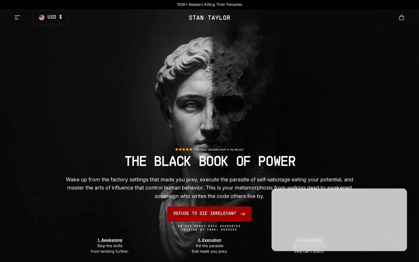 stantaylor.com homepage screenshot