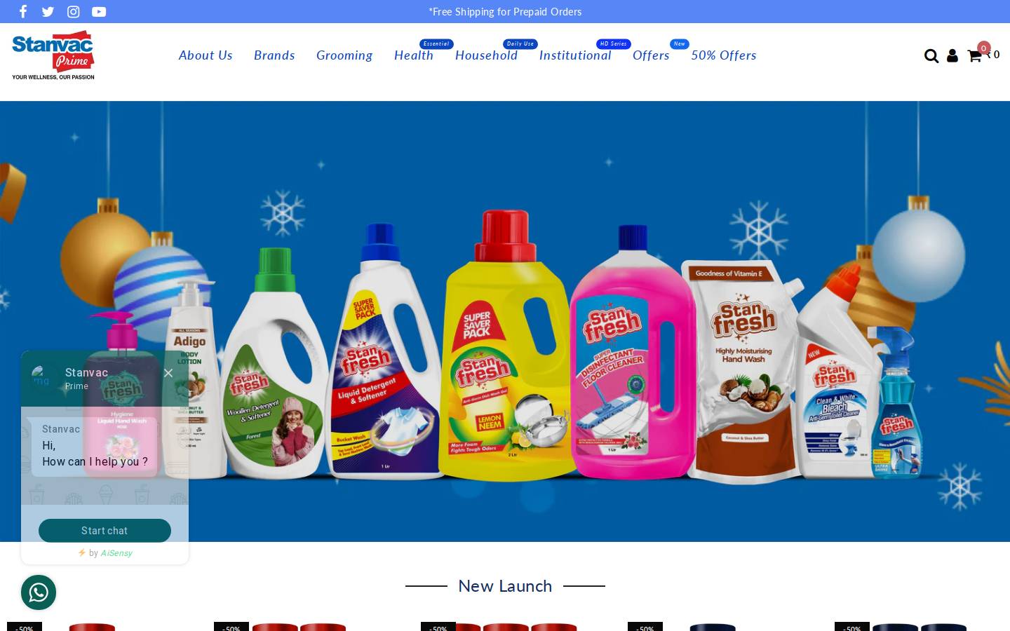 stanvacprime.com homepage screenshot