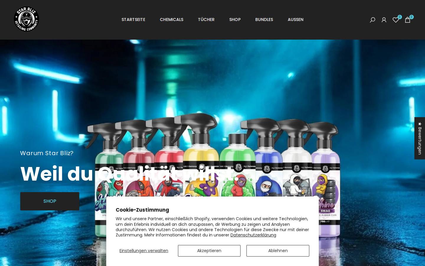star-blitz.com homepage screenshot