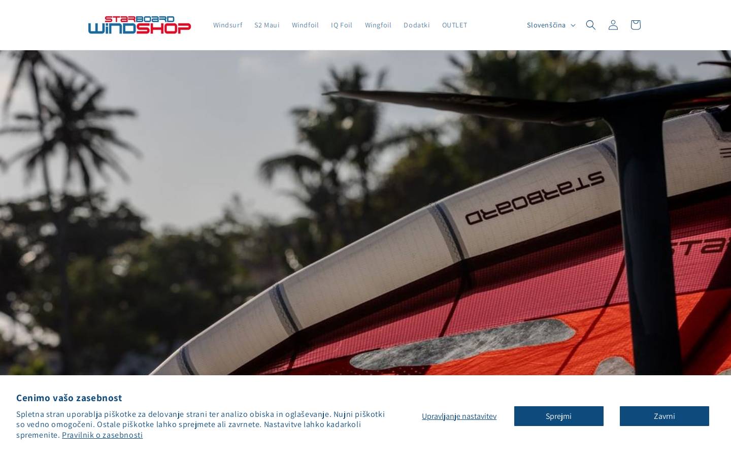 starboard-windshop.com homepage screenshot