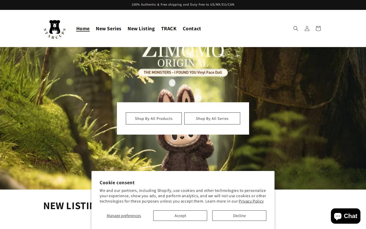 Starcups.com homepage screenshot