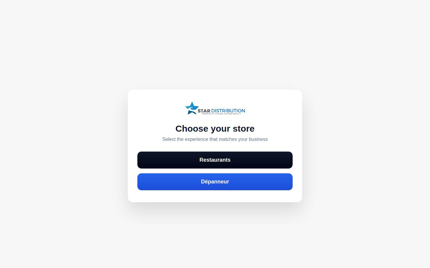stardistributions.ca homepage screenshot