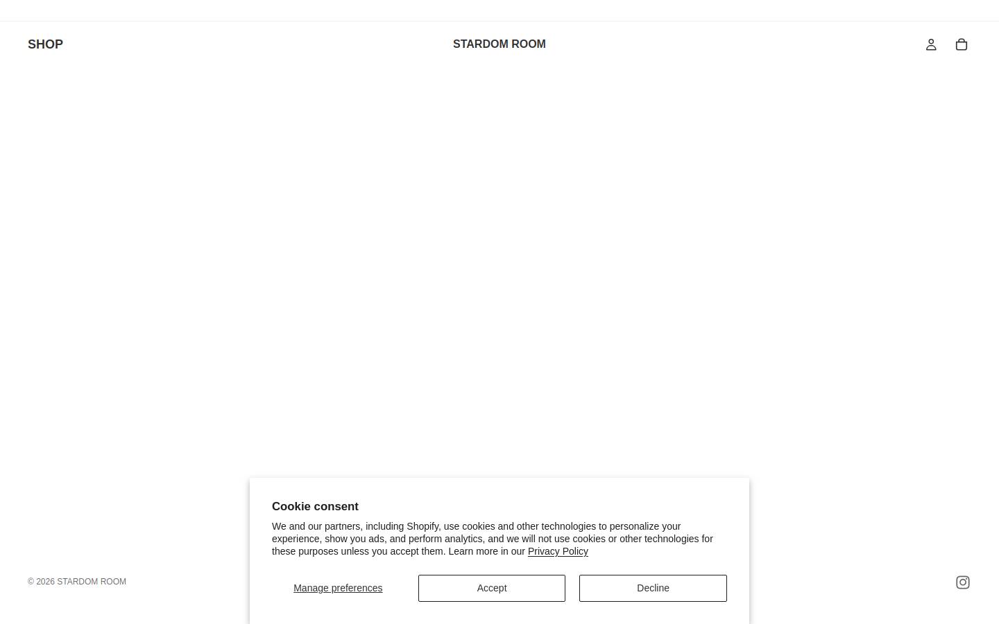 stardomroom.com homepage screenshot