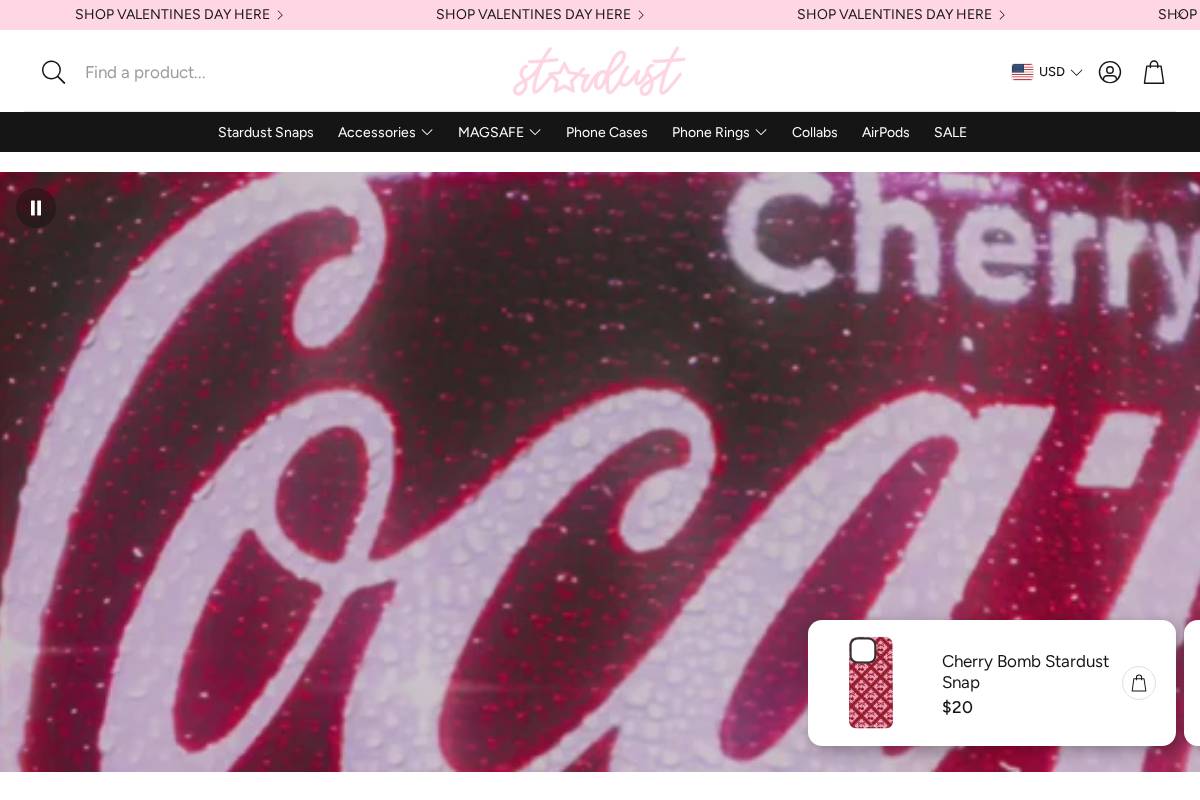 stardustbyallie.com homepage screenshot