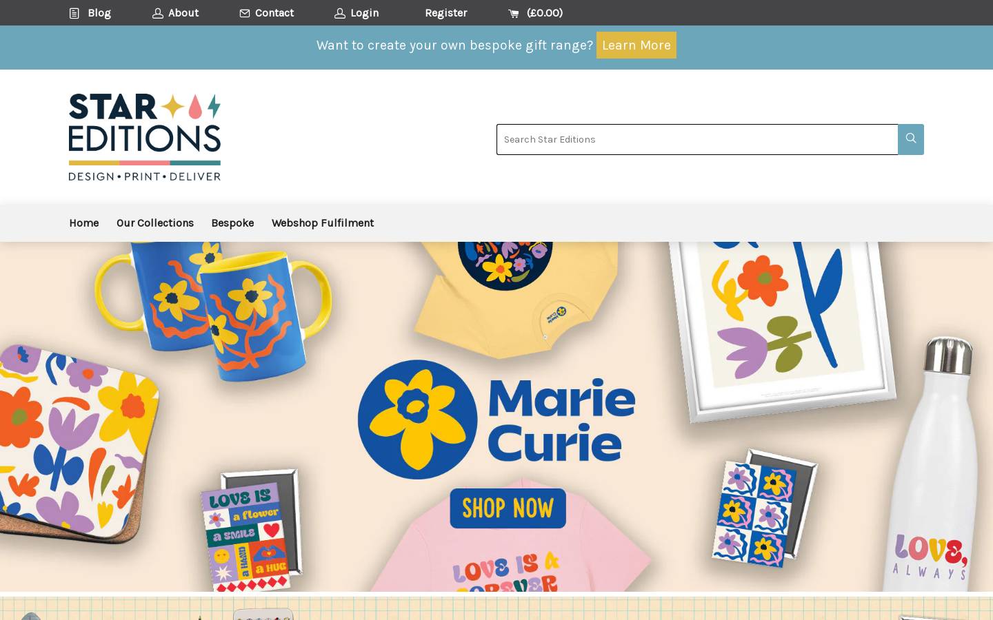 stareditions.com homepage screenshot