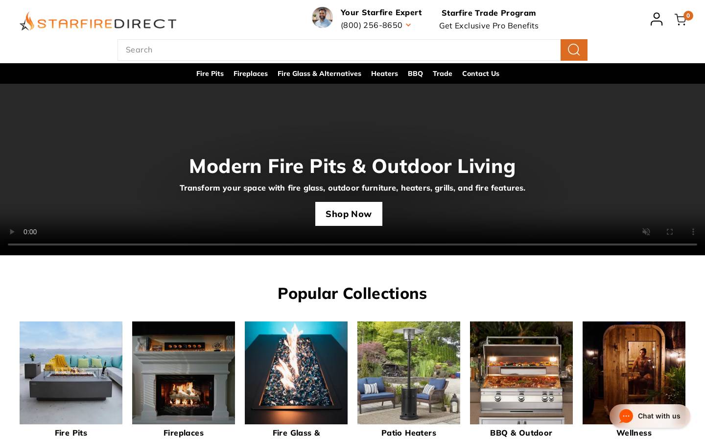 Starfire Direct homepage screenshot