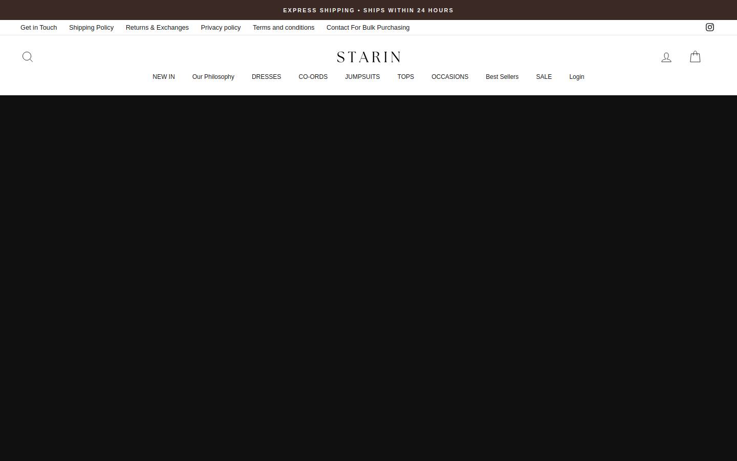 starin.in homepage screenshot