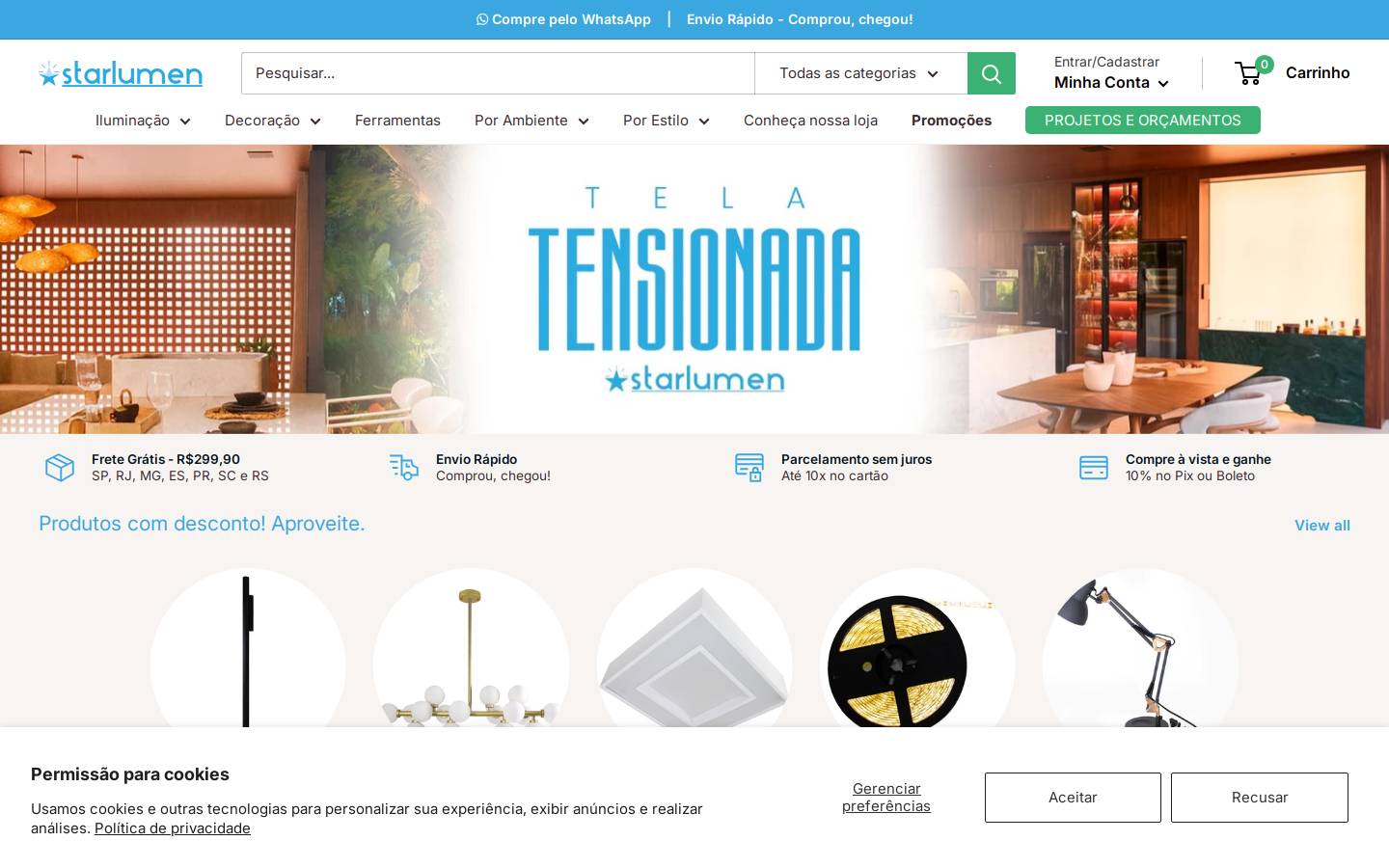 starlumen.com.br homepage screenshot