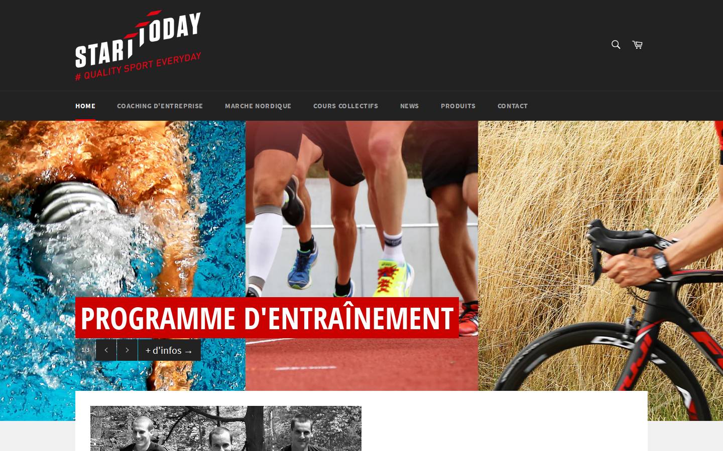 start-today.eu homepage screenshot