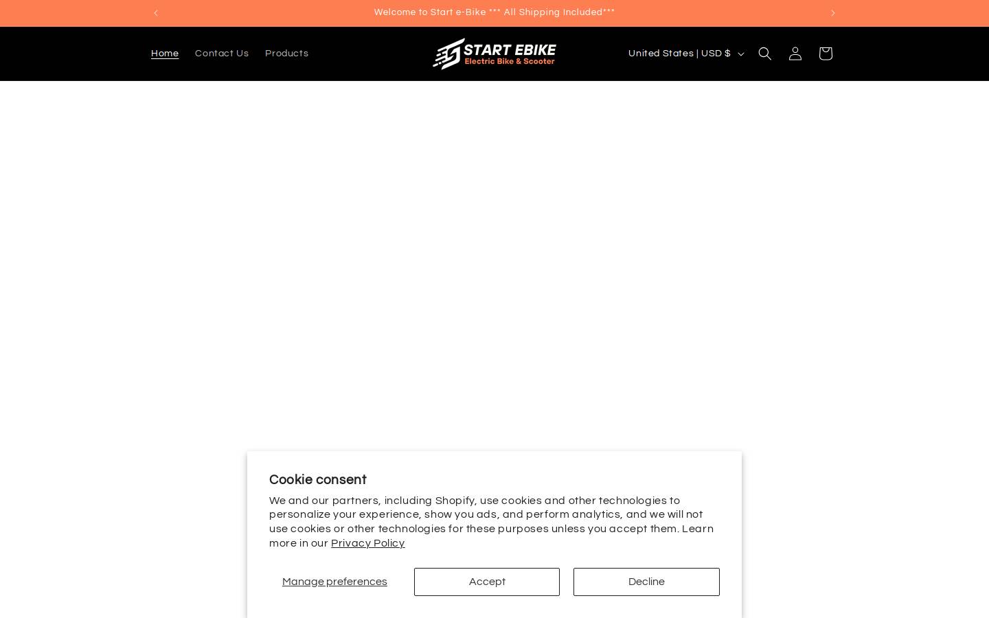startebike.com homepage screenshot