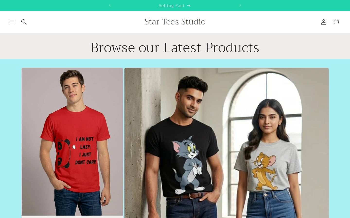 startees.xyz homepage screenshot