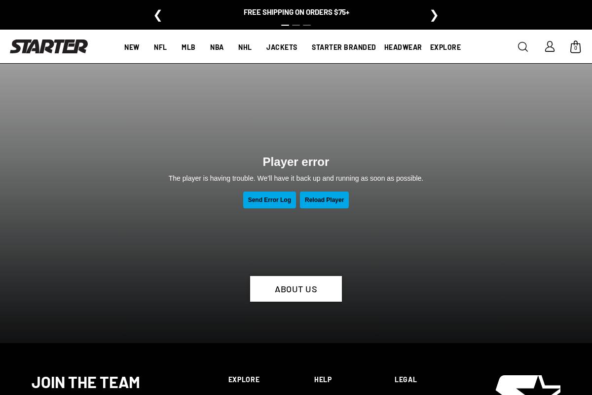 starter.com homepage screenshot