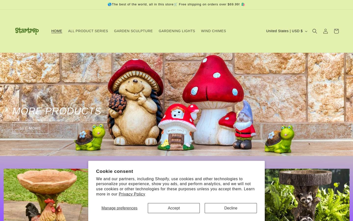 startrsp.com homepage screenshot