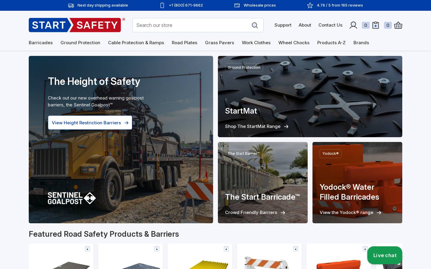 startsafety.com homepage screenshot