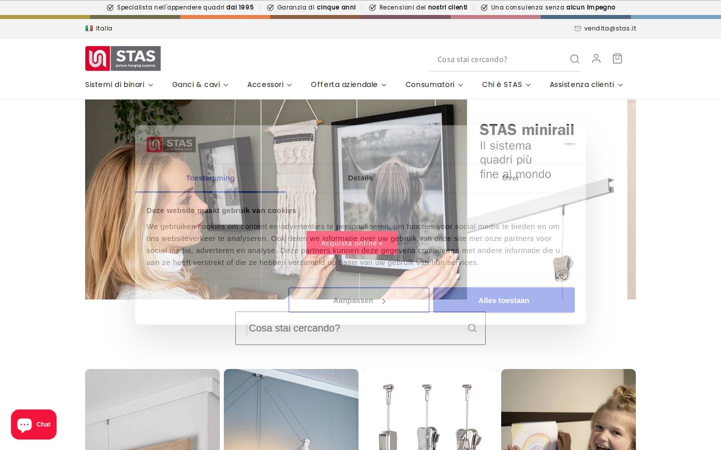 stas.it homepage screenshot