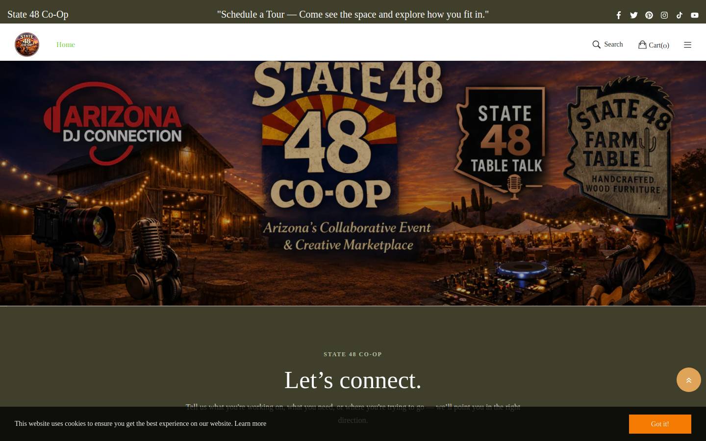 state48co-op.com homepage screenshot