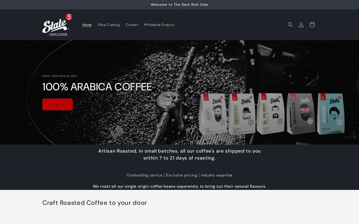 state5.co.za homepage screenshot