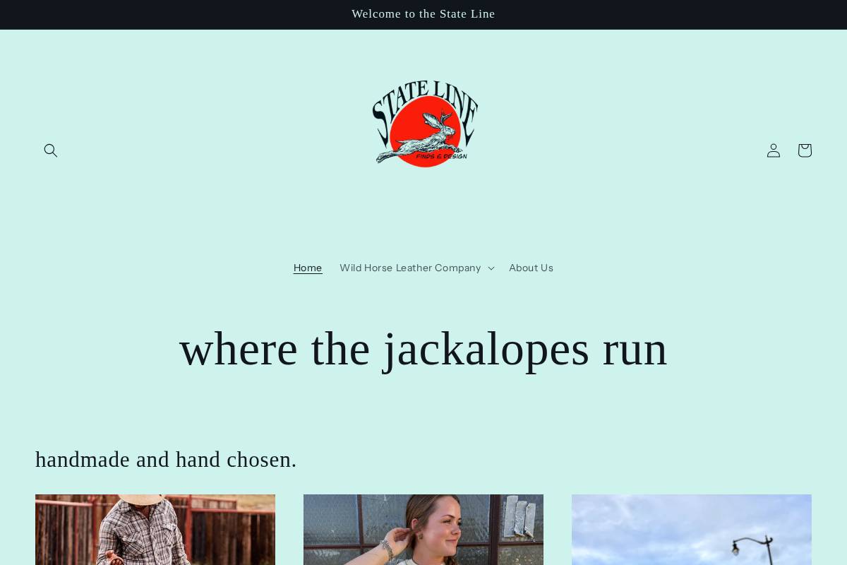 statelinefindsanddesign.com homepage screenshot