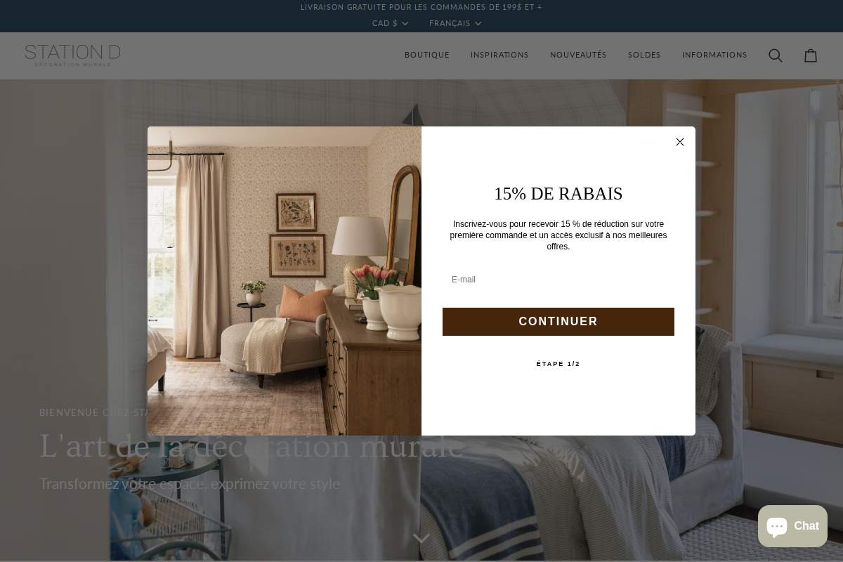 Station D homepage screenshot