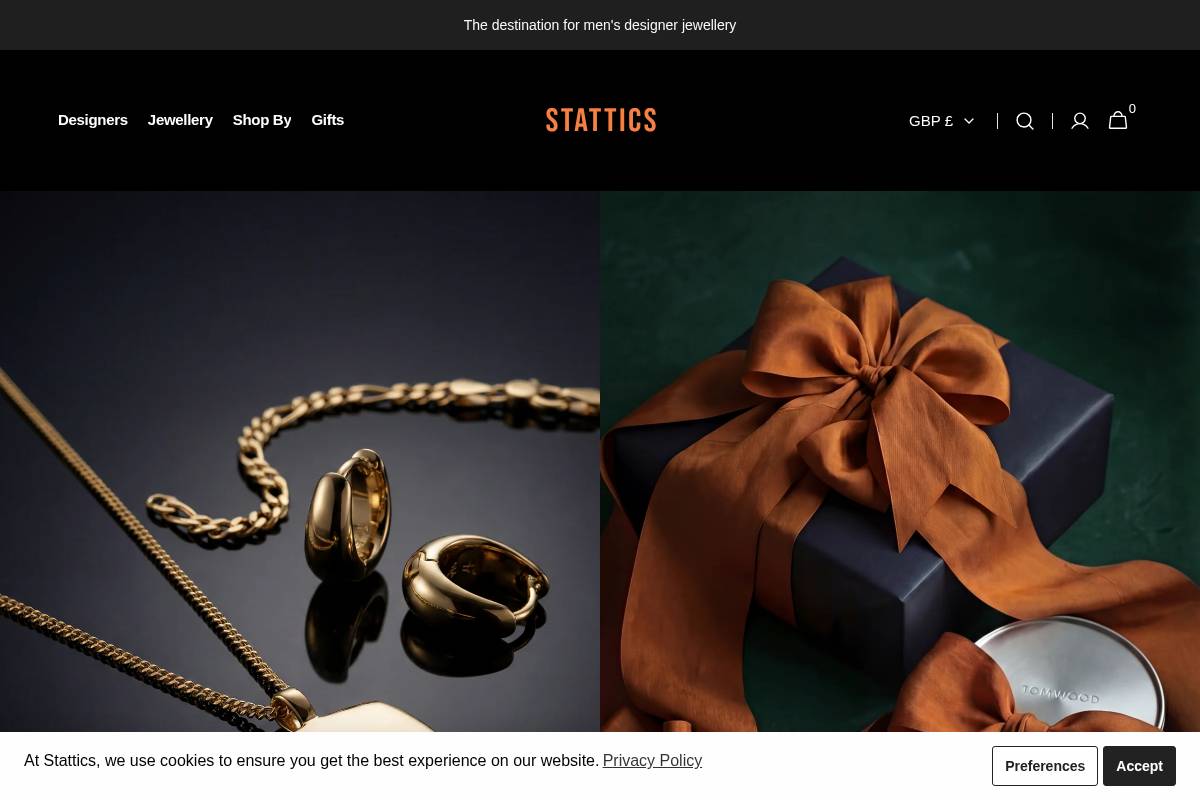 stattics.com homepage screenshot