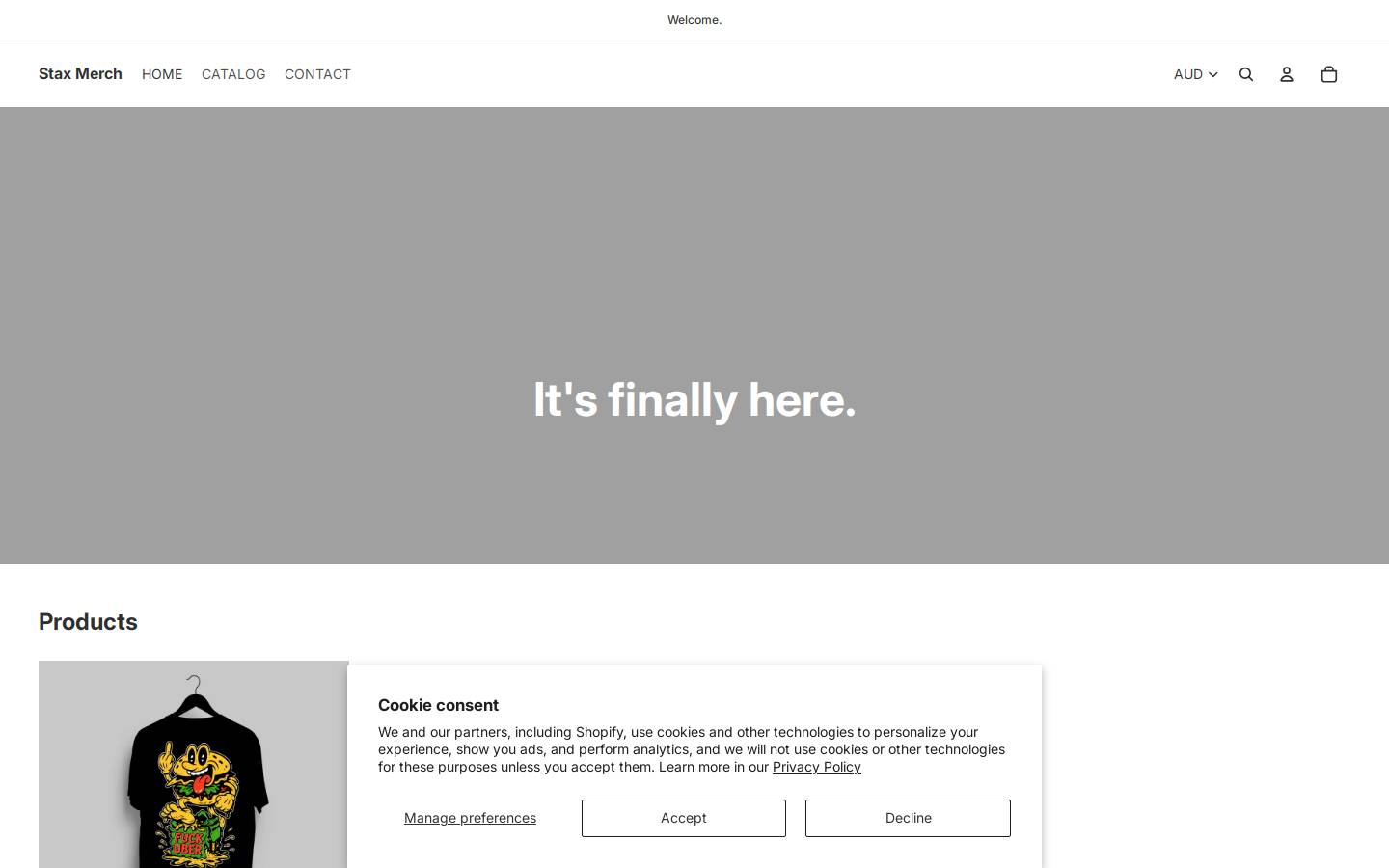 staxburgerco.com homepage screenshot
