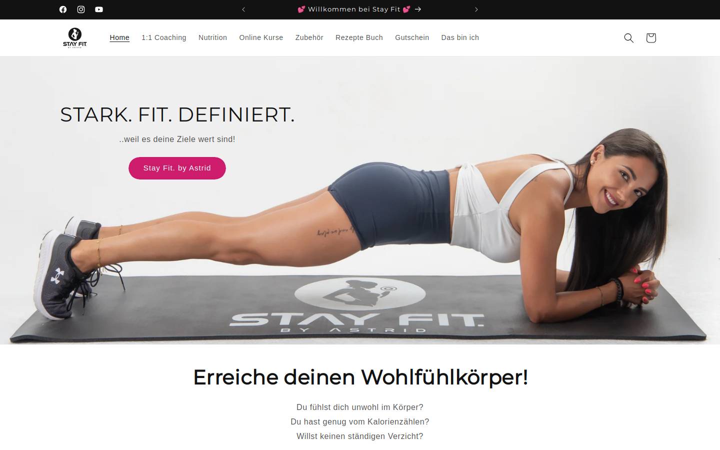 stay-fit.it homepage screenshot