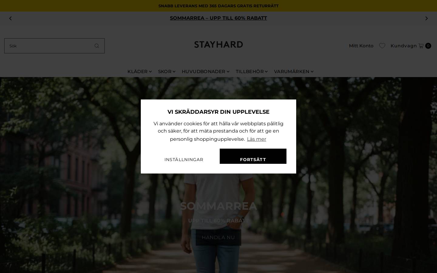 Stayhard homepage screenshot