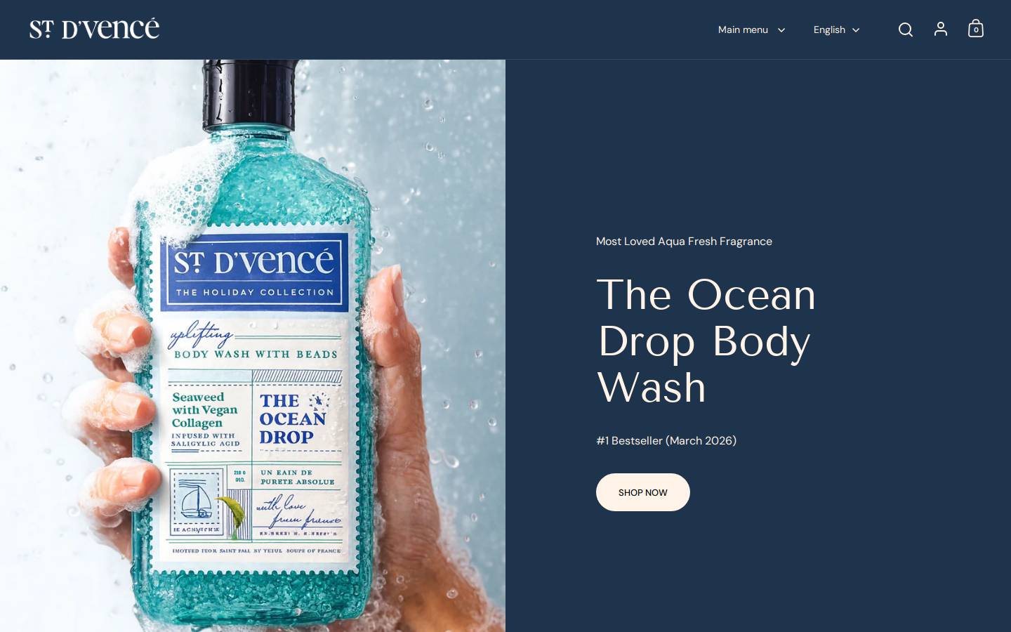 stdvence.com homepage screenshot