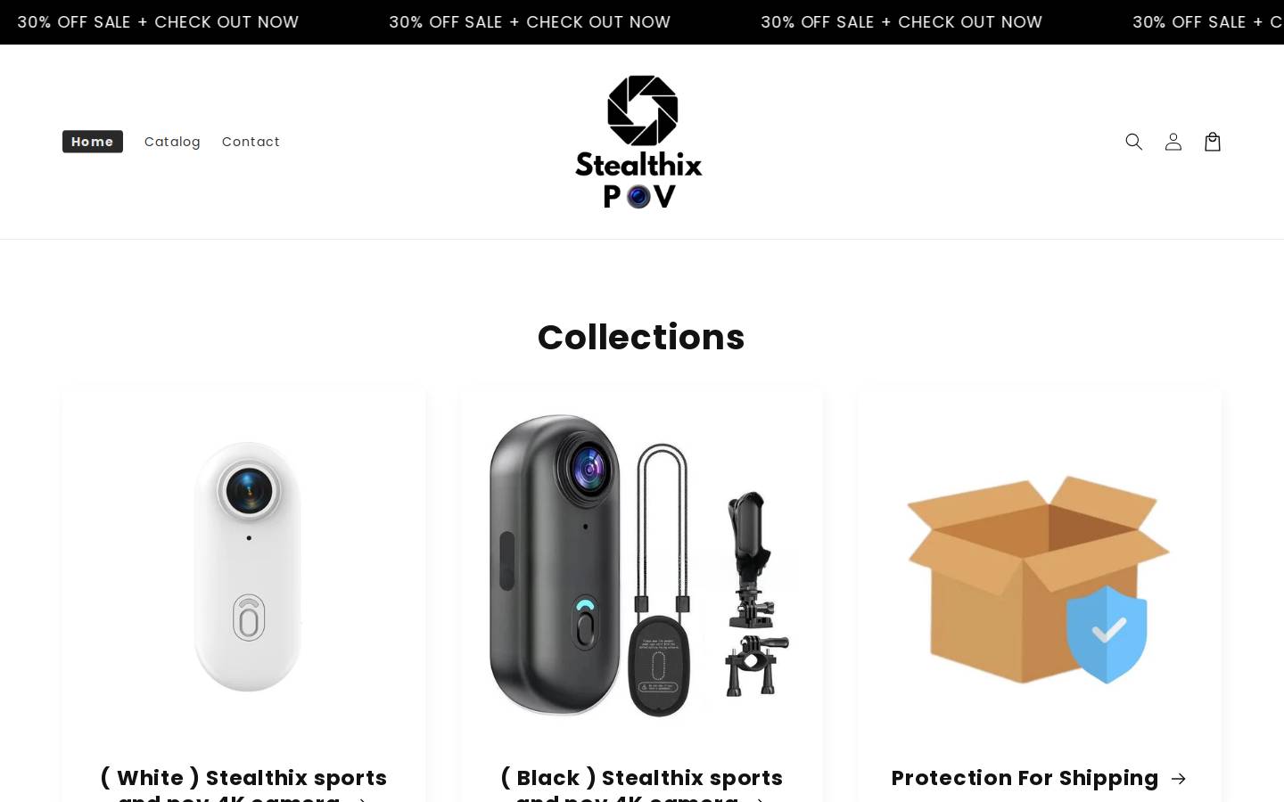 stealthixproducts.com homepage screenshot