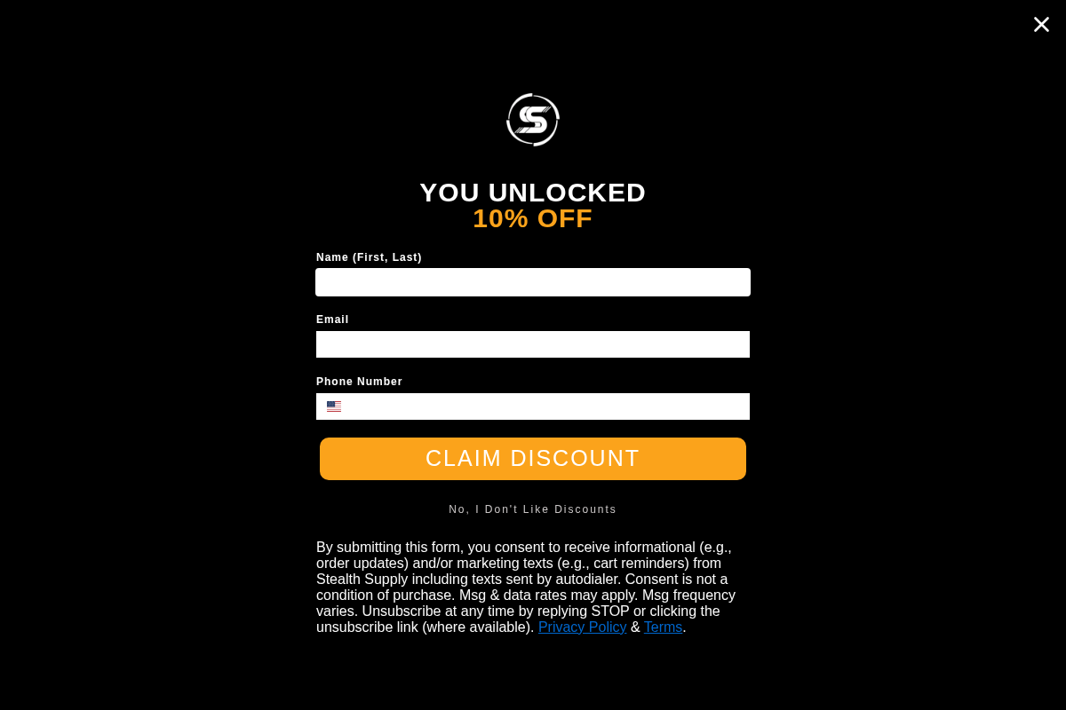 stealthsupplyusa.com homepage screenshot