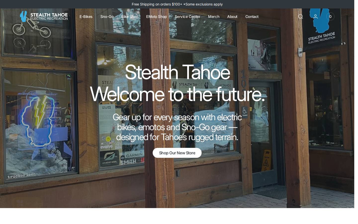 stealthtahoe.com homepage screenshot