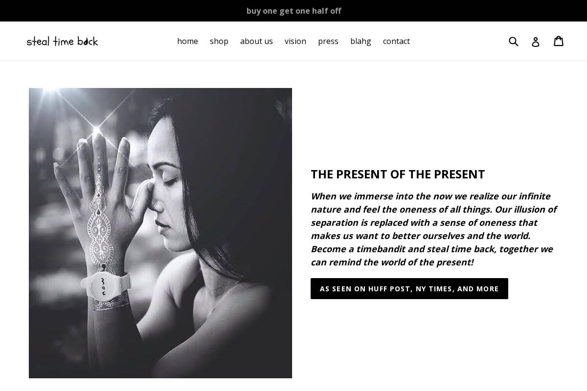 stealtimeback.com homepage screenshot