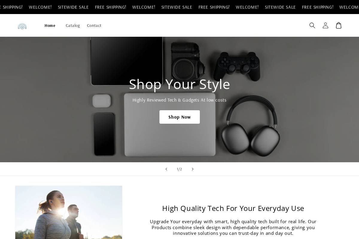 steelcoregadgets.store homepage screenshot