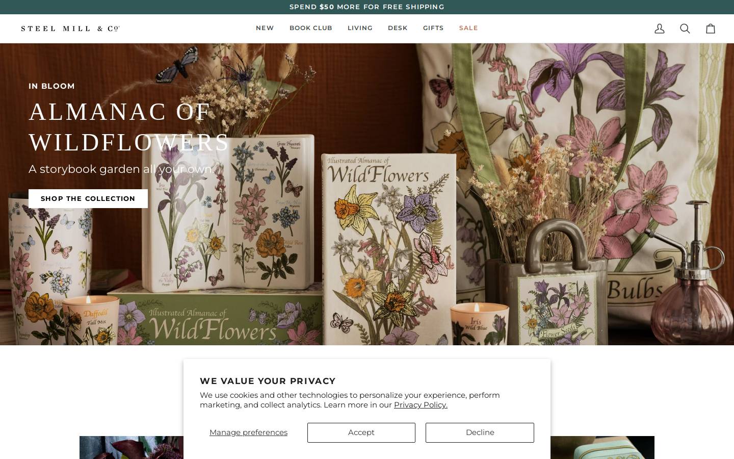 steelmillandco.com homepage screenshot