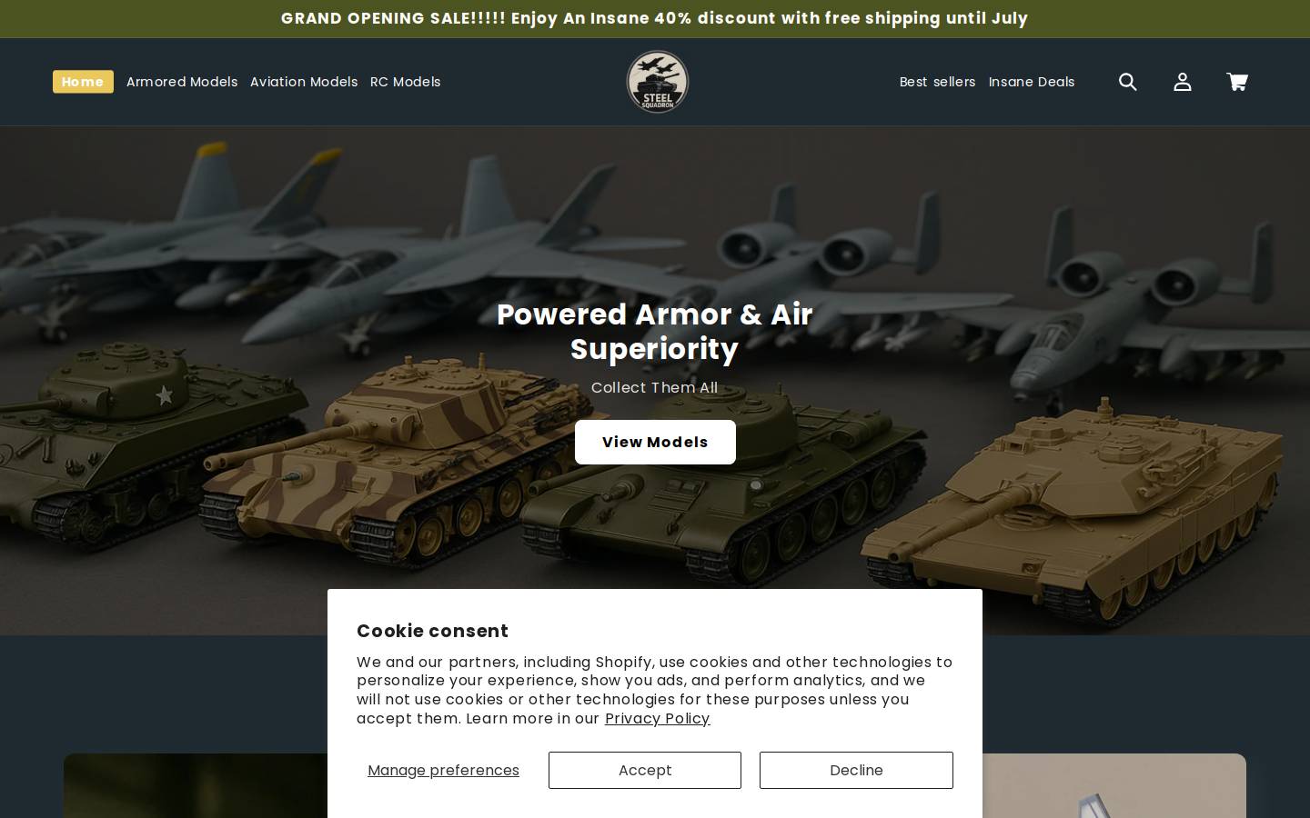 steelsquadron.com homepage screenshot