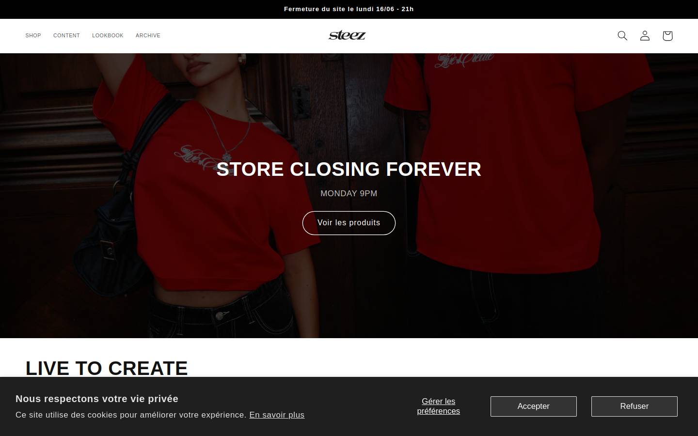 steezclub.com homepage screenshot
