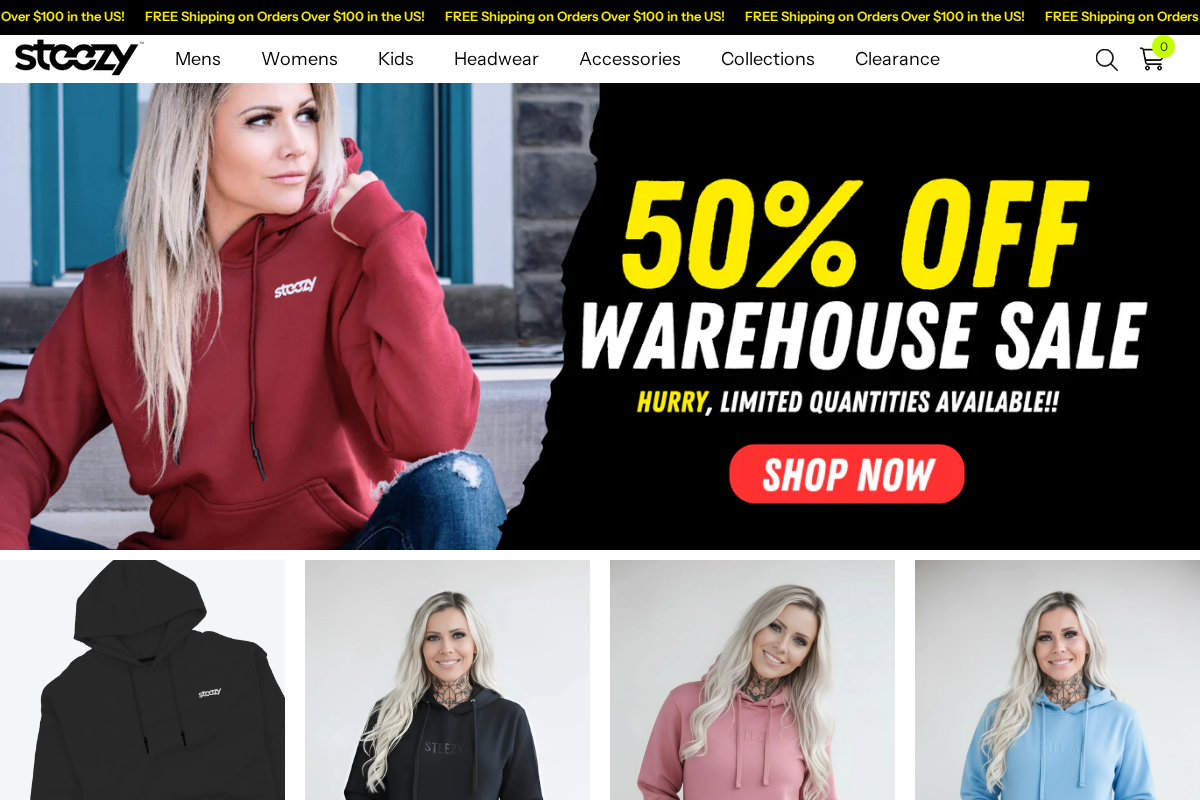 STEEZY homepage screenshot