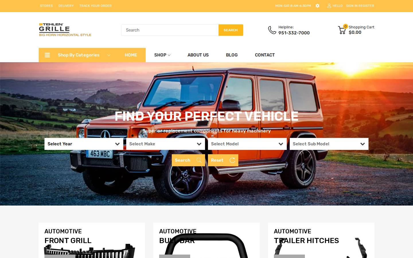 stehlenautomotive.com homepage screenshot