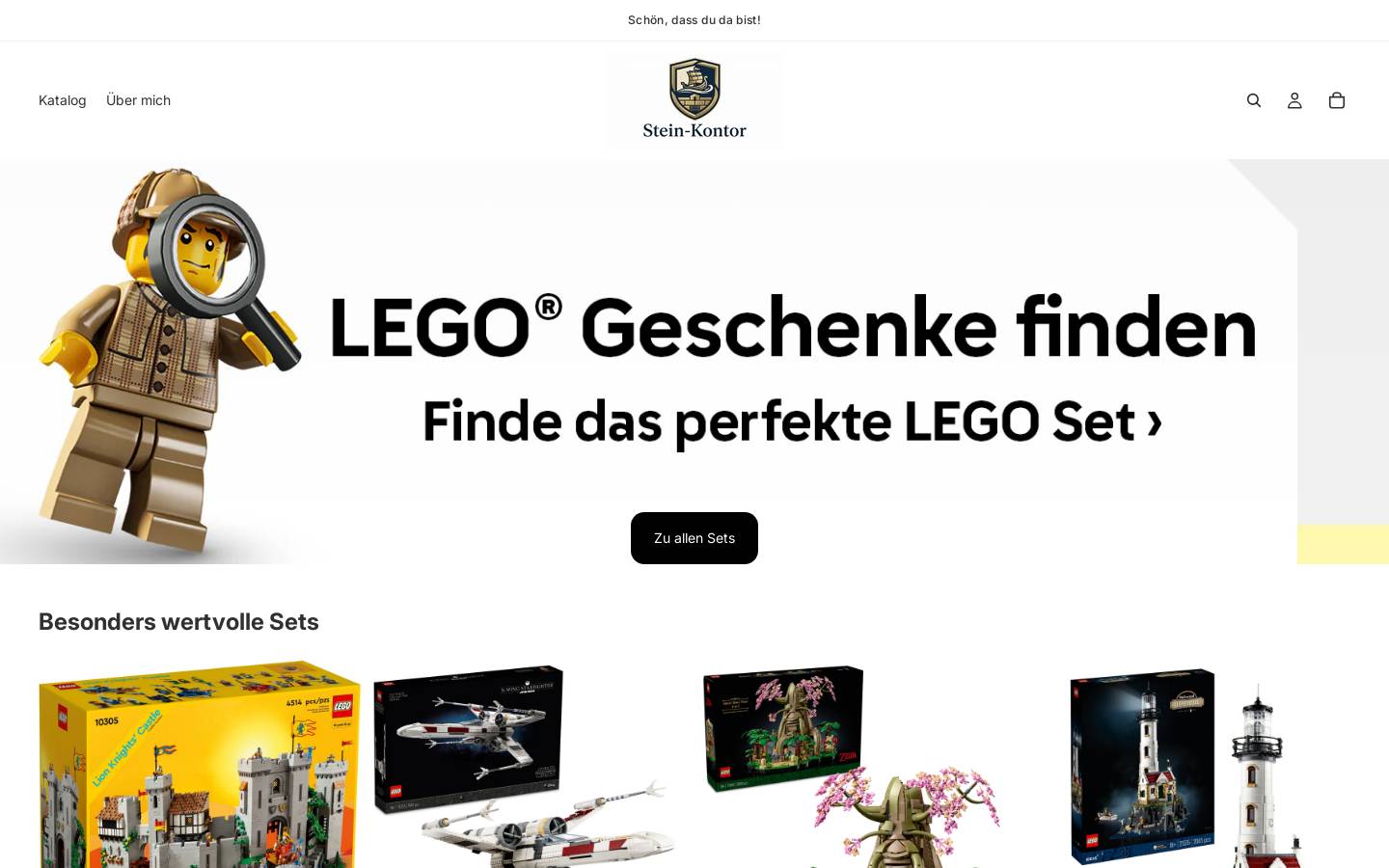 stein-kontor.com homepage screenshot