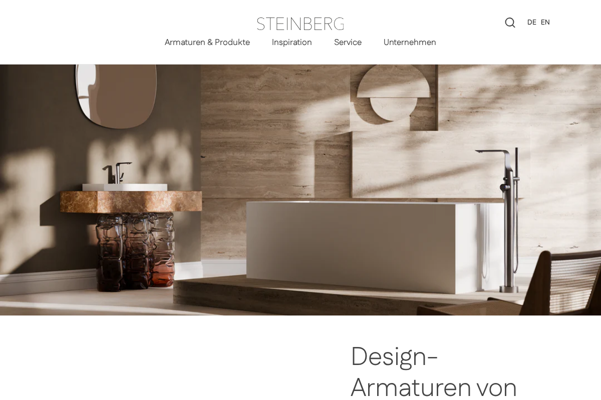 Steinberg Armaturen GmbH homepage screenshot