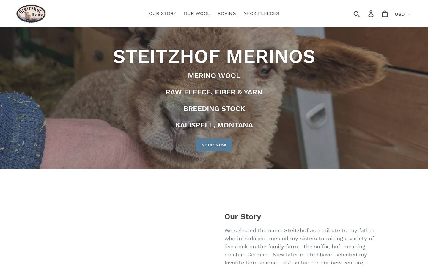 steitzhof.com homepage screenshot