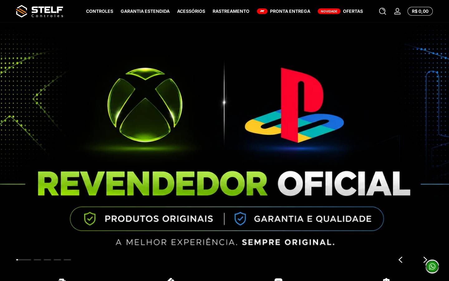 stelfcontroles.com.br homepage screenshot