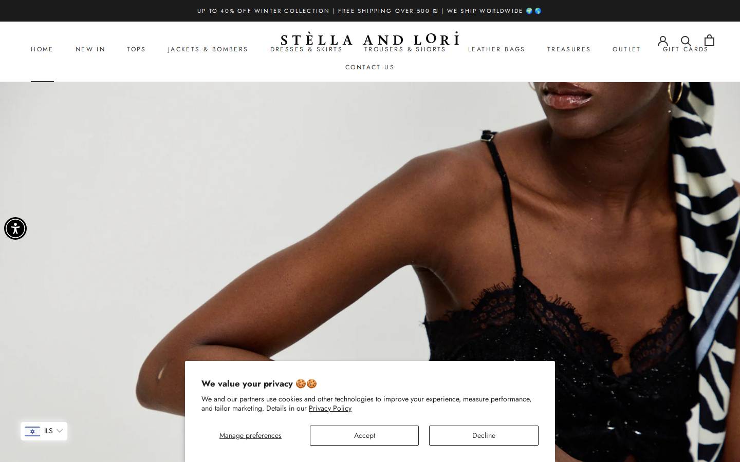 stellaandlori.com homepage screenshot