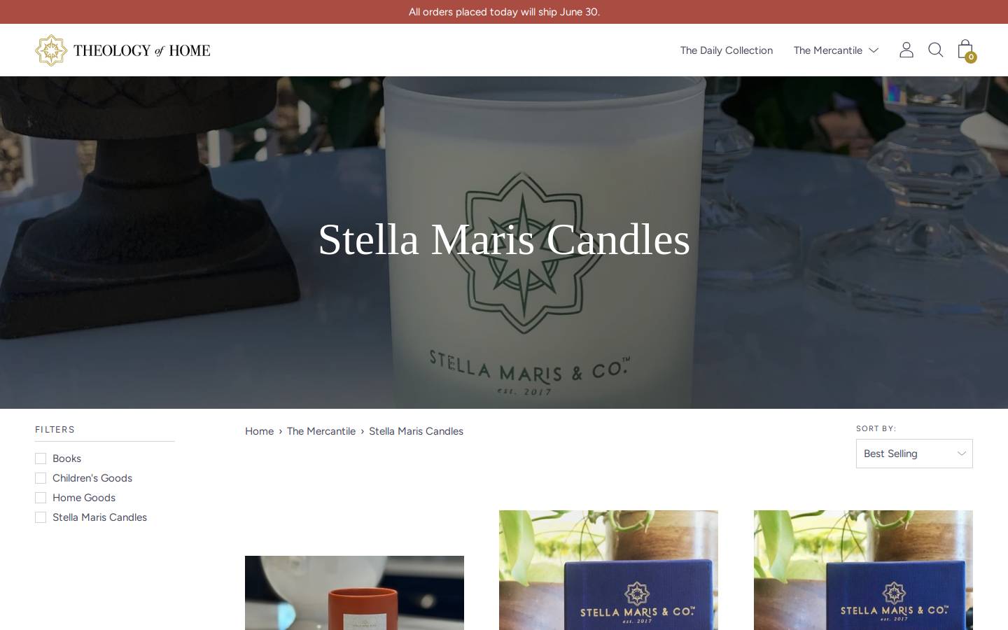 stellamarisandco.com homepage screenshot