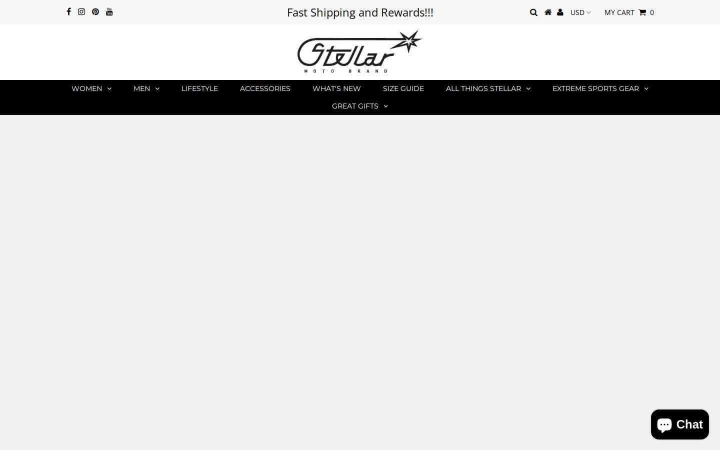 stellarmotobrand.com homepage screenshot